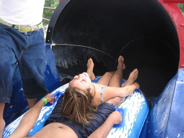  Mouth of the slide 